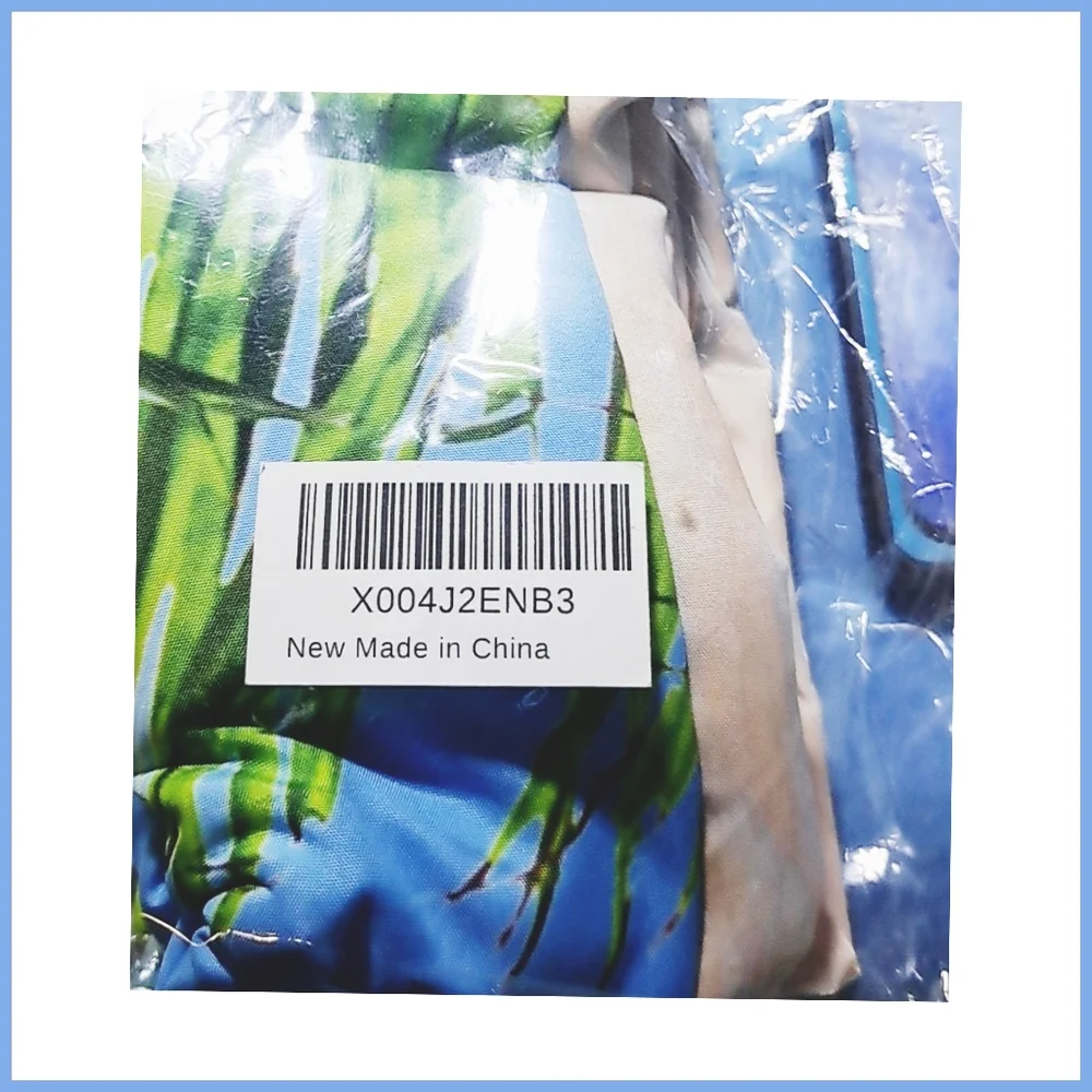 Tapestry Wall Hanging Clear Sea Water Blue Ocean Beach Coconut Tree. NWT